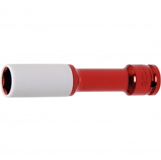 Hlavica nástrčná rázová, ochranná, 1/2 , predĺžená, 21 mm, pre hliníkové ráfiky, BGS 7103 (Protective Impact Socket | 12.5 mm (1/2 ) Drive | 21 mm (BGS 7103))