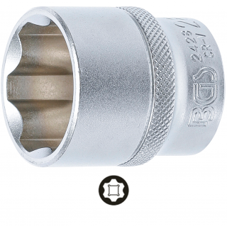 Hlavica nástrčná, Super Lock, 1/2 , 28 mm, BGS 2428 (Socket, Super Lock | 12.5 mm (1/2 ) Drive | 28 mm (BGS 2428))