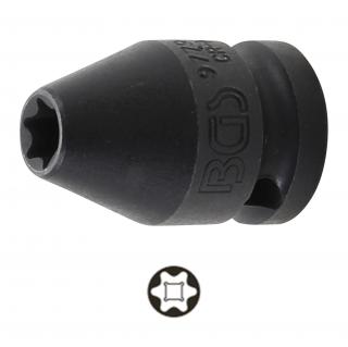 Hlavica nástrčná tvrdená, 1/2 , E-profil E10, BGS 9779-10 (Impact Socket E-Star | 12.5 mm (1/2 ) Drive | E10 (BGS 9779-10))