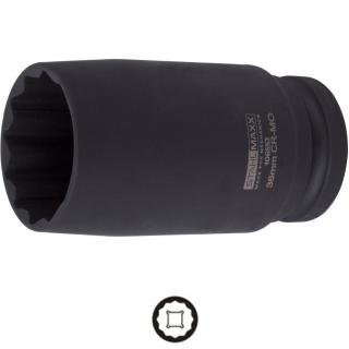 Hlavica nástrčná tvrdená, 3/4 , 12-hran, 36 mm, tenkostenná, STAHLMAXX 106552 (Impact Socket, 12-point, 36 mm, 3/4  Drive, Extra Slim, for Drive Shaft, Rear Axle Shaft Flange, Differential (STAHLMAXX 106552))