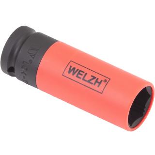 Hlavica nástrčná tvrdená, ochranná, 1/2 , 21 mm, Lok-Typ pre poškodené skrutky, Welzh 2661-21-WW (Protective Impact Socket; Lok-Typ, 21mm (Welzh 2661-21-WW))
