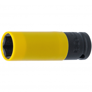 Hlavica nástrčná tvrdená, ochranná, 1/2 ,  Ultra Slim , 19 mm, BGS 7503 (Protective Impact Socket | Ultra Slim | 12.5 mm (1/2 ) Drive | 19 mm (BGS 7503))