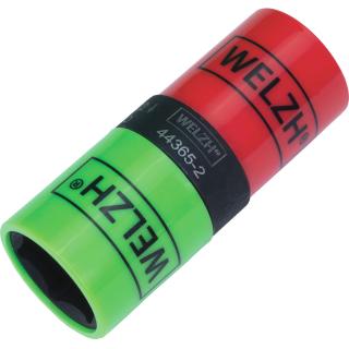 Hlavica nástrčná tvrdená, ochranná, obojstranná, 6-hran, 20 - 21 mm, Welzh 44365-2-WW (Impact Flip Socket; Protective Coated 20-21mm (Welzh 44365-2-WW))