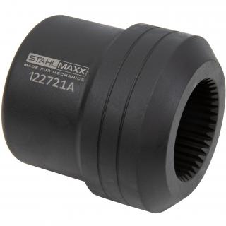 Hlavica špeciálna, multihran 37-zubov, pre vstupný hriadeľ zadnej nápravy, BMW 335090, 8300495595, STAHLMAXX 122721A (Multipoint Socket 37-teeth, for Rear Axle Gear Input Shaft, like BMW 335090, 8300495595 (STAHLMAXX 122721A))