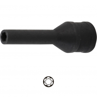 Hlavica špirálová 1/4 , na elektródy žeraviacej sviečky, 3,2 mm, BGS 5290-3.2 (Twist Off Socket for Glow Plug Electrode | 6.3 mm (1/4 ) Drive | 3.2 mm (BGS 5290-3.2))
