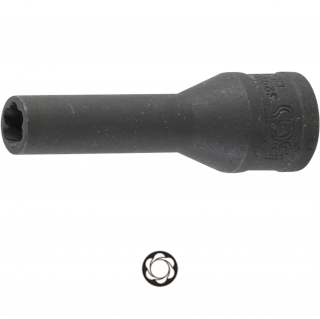 Hlavica špirálová 1/4 , na elektródy žeraviacej sviečky, 4,5 mm, BGS 5290-4.5 (Twist Off Socket for Glow Plug Electrode | 6.3 mm (1/4 ) Drive | 4.5 mm (BGS 5290-4.5))