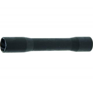Hlavica špirálová, predĺžená, 1/2  / vyťahovák poškodených skrutiek, 17 mm (Twist Socket (Spiral Profile) / Screw Extractor, deep | 12.5 mm (1/2 ) Drive | 17 mm, BGS 5264-17)