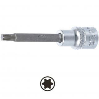 Hlavica zástrčná 1/2 , dĺžka 100 mm, T-profil T40, BGS 4472 (Bit Socket | length 100 mm | 12.5 mm (1/2 ) Drive | T-Star (for Torx) T40 (BGS 4472))