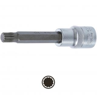Hlavica zástrčná 1/2 , dĺžka 100 mm, XZN-profil M10, BGS 4362 (Bit Socket | length 100 mm | 12.5 mm (1/2 ) Drive | Spline (for XZN) | M10 (BGS 4362))