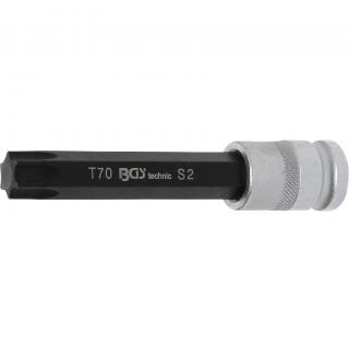 Hlavica zástrčná 1/2 , dĺžka 120 mm, T-profil T70, BGS 5003 (Bit Socket | length 120 mm | 12.5 mm (1/2 ) Drive | T-Star (for Torx) T70 (BGS 5003))
