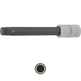 Hlavica zástrčná 1/2 , dĺžka 140 mm, XZN-profil M14, BGS 5184-M14 (Bit Socket | length 140 mm | 12.5 mm (1/2 ) Drive | Spline (for XZN) | M14 (BGS 5184-M14))