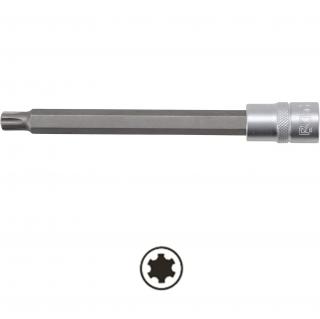 Hlavica zástrčná 1/2 , dĺžka 168 mm, pre VAG polyDrive skrutky hlavy valcov (Bit Socket | length 168 mm | 12.5 mm (1/2 ) Drive | T-Star for VAG polyDrive cylinder head bolts (BGS 9386))