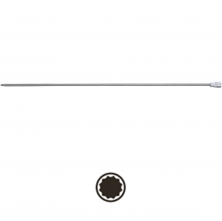 Hlavica zástrčná 1/2 , dĺžka 800 mm, XZN-profil M8, na skrutky hnacieho hriadeľa (Bit Socket | Length 800 mm | 12.5 mm (1/2 ) Drive | Spline (for XZN) M8 | for driveshaft screws VAG (BGS 4227))