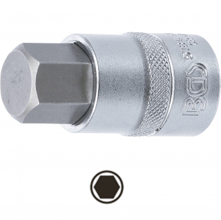 Hlavica zástrčná 1/2 , imbus 19 mm, dĺžka 55 mm, BGS 5184-H19 (Bit Socket | 12.5 mm (1/2 ) | internal Hexagon 19 mm, length 55 mm (BGS 5184-H19))