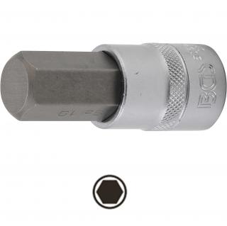 Hlavica zástrčná 1/2 , imbus 19 mm, dĺžka 70 mm, BGS 5052-19 (Bit Socket | 12.5 mm (1/2 ) | internal Hexagon 19 mm, length 70 mm (BGS 5052-19))