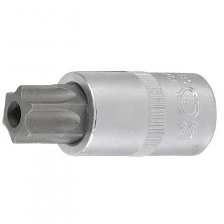 Hlavica zástrčná 1/2 , T-profil s vŕtaním T70, dĺžka 53 mm, BGS 4377 (Bit Socket | 12.5 mm (1/2 ) Drive | T-Star tamperproof (for Torx) T70, length 53 mm (BGS 4377))