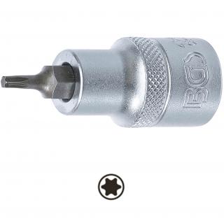 Hlavica zástrčná 1/2 , T-profil T15, dĺžka 53 mm, BGS 4368 (Bit Socket | 12.5 mm (1/2 ) Drive | T-Star (for Torx) T15, length 53 mm (BGS 4368))