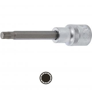 Hlavica zástrčná 1/2quot;, dĺžka 100 mm, XZN-profil M8, BGS 4361 (Bit Socket | length 100 mm | 12.5 mm (1/2 ) Drive | Spline (for XZN) | M8 (BGS 4361))