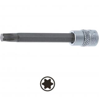 Hlavica zástrčná 1/4 , dĺžka 75 mm, T-profil T35, BGS 2565-75 (Bit Socket | length 75 mm | 6.3 mm (1/4 ) Drive | T-Star (for Torx) T35 (BGS 2565-75))