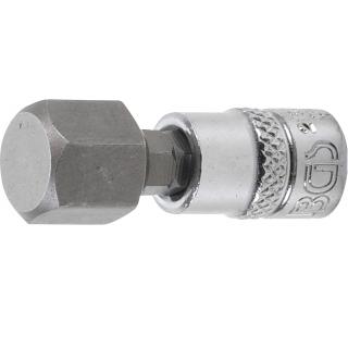 Hlavica zástrčná 1/4 , imbus 12 mm, dĺžka 38 mm, BGS 2161-12 (Bit Socket | 6.3 mm (1/4 ) Drive | internal Hexagon 12 mm, length 38 mm (BGS 2161-12))