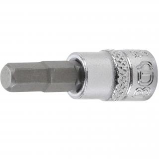 Hlavica zástrčná 1/4 , imbus 6 mm, dĺžka 38 mm, BGS 2500 (Bit Socket | 6.3 mm (1/4 ) Drive | internal Hexagon 6 mm, length 38 mm (BGS 2500))