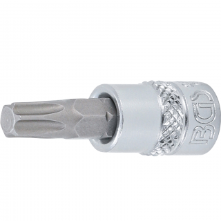 Hlavica zástrčná 1/4 , T-profil T35, dĺžka 38 mm, US autá, dvere, palubná doska, BGS 2565 (Bit Socket | 6.3 mm (1/4 ) Drive | T-Star (for Torx) T35, length 38 mm, for US cars, door covering, dashboard (BGS 2565))