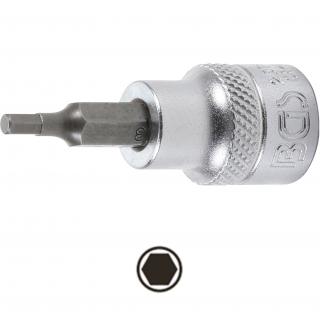 Hlavica zástrčná 3/8 , imbus 3 mm, dĺžka 48 mm (Bit Socket | 10 mm (3/8 ) Drive | internal Hexagon 3 mm, length 48 mm)