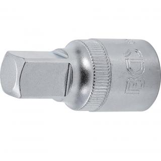 Hlavica zástrčná na olejový servis, 1/2 , vnútorný 4-hran, 12 mm, BGS 1016-4 (Oil Service Socket | 12.5 mm (1/2 ) Drive | internal square | 12 mm (BGS 1016-4))