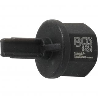 Hlavica zástrčná špeciálna na olejové výpuste, 3/8 , pre VAG, BGS 9424 (Oil Drain Plug Special Profile Bit Socket | 10 mm (3/8 ) Drive | for VAG (BGS 9424))