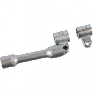 Hlavice na demontáž uloženia vzpery pružiny, 6-hran / 8-hran, 13 / 14 mm, STAHLMAXX 115747 (Shock Absorber Strut Bearing Disassembly Socket Set, 6-point / 8-point, 13 mm / 14 mm (STAHLMAXX 115747))