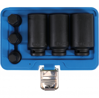 Hlavice na hnací hriadeľ, 30 - 36 mm, 6 dielov, BGS 5334 (Drive Shaft Socket Set | 6 pcs. (BGS 5334))