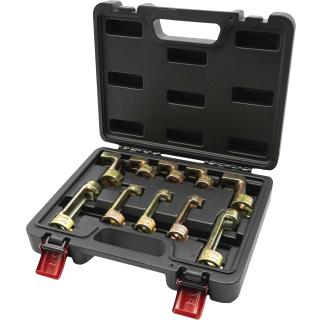 Hlavice na snímač teploty výfukových plynov, Master verzia, 10 dielov, Welzh 7075-WW (Master Exhaust Gas Temperature Sensor Sockets 10-Piece Kit; (Welzh 7075-WW))