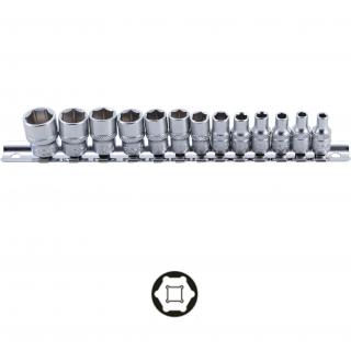 Hlavice nástrčné 1/4 , 6-hran, 4 - 14 mm, 13 dielov, BGS 9102 (Socket Set, Hexagon | 6.3 mm (1/4 ) Drive | 4 - 14 mm | 13 pcs. (BGS 9102))