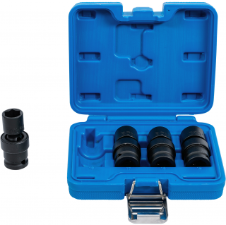 Hlavice nástrčné s guľovým kĺbom, tvrdená, 1/2 , 4 diely, BGS 5200 (Impact Ball Joint Socket Set | 12.5 mm (1/2 ) Drive | 4 pcs. (BGS 5200))