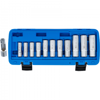 Hlavice špeciálne s drážkou, 3/8 , 5 - 19 mm, 12 dielov, BGS 70988 (Special Socket Set, slotted | 10 mm (3/8 ) Drive | 5 - 19 mm | 12 pcs. (BGS 70988))