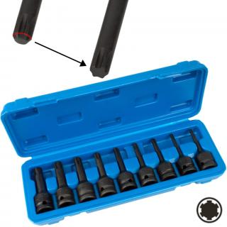 Hlavice zástrčné tvrdené, 1/2 , RIBE-profil M5 - M14, 9 dielov, REPTOOLS 117662 (Impact Bit Socket Set, Ribe, M5 - M14, 1/2 , 9 pcs. (REPTOOLS 117662))