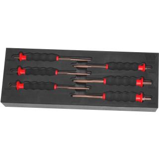 Jamkovače, 185 mm, 2,5 - 10 mm, 6 dielov, Welzh 3135-WW (6-Piece Centre Punch Set (Welzh 3135-WW))