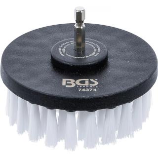Kefa pre vŕtačku, zo sady kotúčov a kief BGS 74367, Ø 100 mm (4 ), BGS 74374 (Brush Attachment | for BGS 74367 | Ø 100 mm (4 ) (BGS 74374))