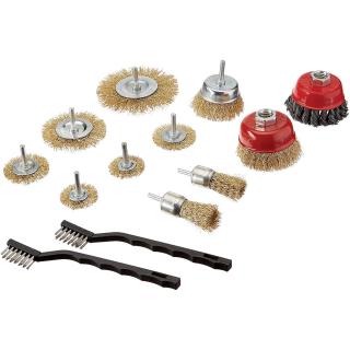 Kefy, 13 dielov, Welzh 44464-WW (13-Piece Wire Wheel &amp; Cup Assortment (Welzh 44464-WW))