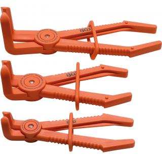 Kliešte na uzavretie hadice, 90° zahnuté, 155 - 220 mm, 3 diely, BGS 8764 (Hose Clamp Pliers Set | 90° Angled | 155 - 220 mm | 3 pcs. (BGS 8764))