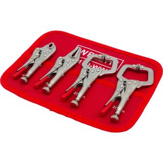 Kliešte samosvorné grip, mini, 4 diely, Welzh 5170-WW (4-Piece Mini Locking Plier Set (Welzh 5170-WW))