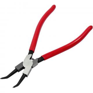 Kliešte seger na poistné krúžky, pre vnútorné krúžky, ohnuté 45°, 245 mm, STAHLMAXX 106312 (Circlip / Snap Ring Pliers for Inner Rings, bent 45°, 245 mm (STAHLMAXX 106312))