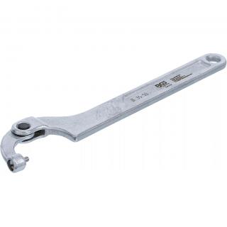 Kľúč hákový nastaviteľný s kolíkom, 35 - 50 mm,BGS 74228 (Adjustable Hook Wrench with Pin | 35 - 50 mm (BGS 74228))