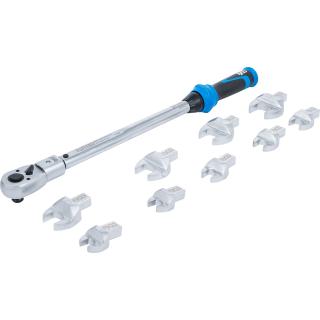 Kľúč momentový pre nástrčné kľúče 14 x 18 mm, 40 - 210 Nm, BGS 7193 (Torque Wrench Set | for Insert Tools 14 x 18 mm | 40 - 210 Nm | 11 pcs. (BGS 7193))