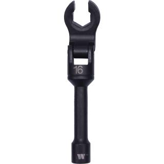 Kľúč na dieselové vstrekovače, otvorený, s kĺbom, 16 mm, Welzh 44108-16-WW (Diesel Injection Wrench; 16-mm (Welzh 44108-16-WW))
