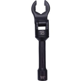 Kľúč na dieselové vstrekovače, otvorený, s kĺbom, 18 mm, Welzh 44108-18-WW (Diesel Injection Wrench; 18-mm (Welzh 44108-18-WW))