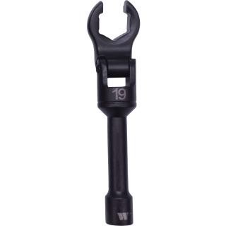 Kľúč na dieselové vstrekovače, otvorený, s kĺbom, 19 mm, Welzh 44108-19-WW (Diesel Injection Wrench; 19-mm (Welzh 44108-19-WW))