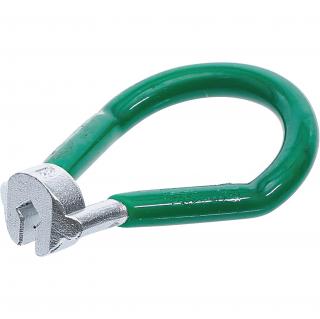 Kľúč na lúče - výplet kolesa, zelený, 3,3 mm (0,130 ), BGS 70079 (Spoke Wrench | green | 3.3 mm (0.130“) (BGS 70079))