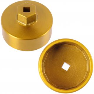 Kľúč na olejové filtre, 14-hran, Ø 64 mm, pre LEXUS, TOYOTA, STAHLMAXX 115952 (Oil Filter Wrench, 64 mm x 14-point, drive 3/8  square / SW 27 mm, for LEXUS, TOYOTA (STAHLMAXX 115952))