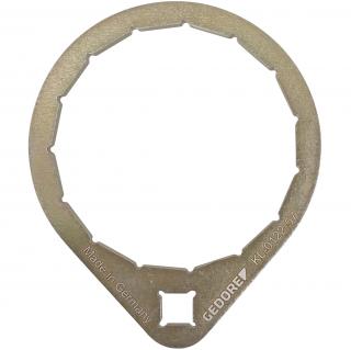 Kľúč na olejové filtre, 15-hran, Ø 74,5 mm, pre Ford EcoBoost, GEDORE KL-0122-57 (Oil Filter Wrench, Size (waf) 74.5 mm, 15-point (GEDORE KL-0122-57))